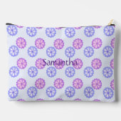 紫と青の花 アクセサリーポーチ (裏面)