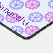 紫と青の花 デスクマット (コーナー)