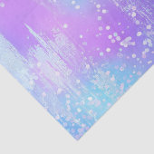 紫と青の虹色の絵を描打痕 薄葉紙 (詳細)