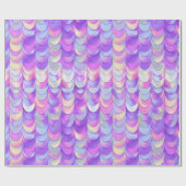 紫と青の虹色はかりで測グラデーション ラッピングペーパー (フラット)