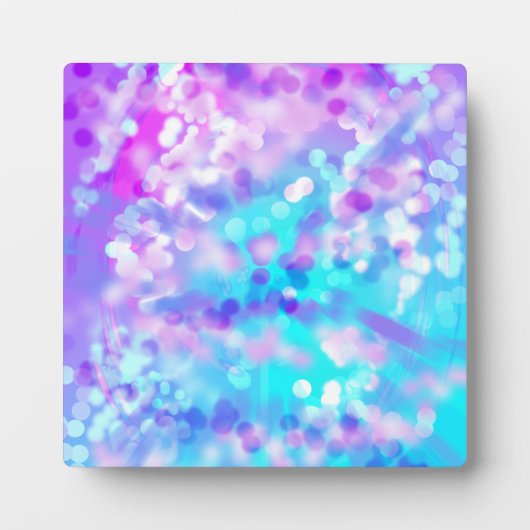 紫と青の《写真》ぼけ味7518 フォトプラーク (正面)