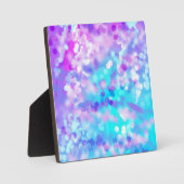 紫と青の《写真》ぼけ味7518 フォトプラーク (正面)