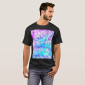 紫と青の《写真》ぼけ味7518 Tシャツ (正面フル)