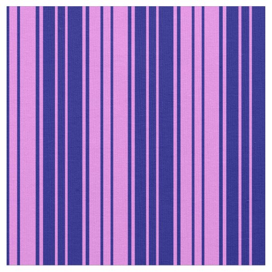 紫と青ストライプの/線のパターン ファブリック (クローズアップ)