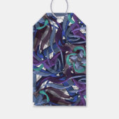 紫と青 ギフトタグ (正面)