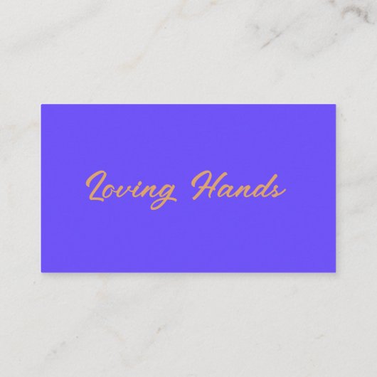 紫と黄の清掃サービスの名刺 名刺 (裏面)