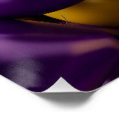 紫と黄色のバルーン ポスター (コーナー)