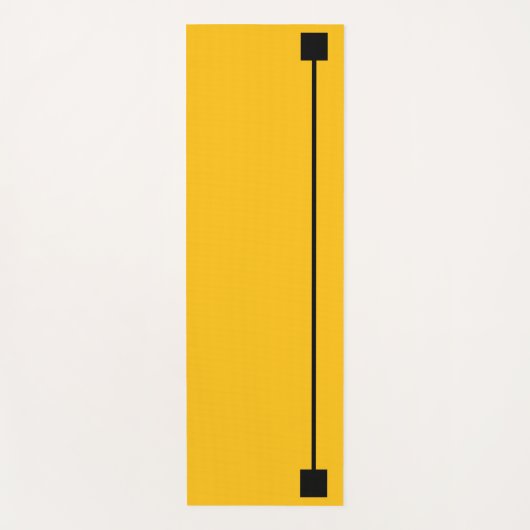 紫と黄色のヨガマット ヨガマット (正面)