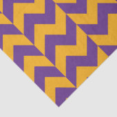 紫と黄色の山形のジグザグ 薄葉紙 (詳細)