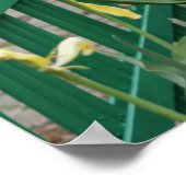 紫と黄色の花。 ポスター (角)