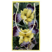 紫と黄色の髭のないアイリスのフローラ スモールペーパーバッグ (正面)