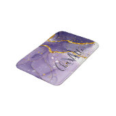 紫と黄金の大理石 バスマット (アングル)