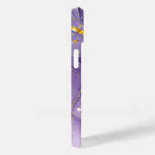 紫と黄金の大理石 Case-Mate iPhoneケース (裏面 / 右)