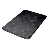 紫と黒のクモ バスマット (アングル)