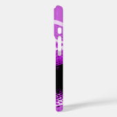 紫と黒のグラフィックアニマルプリントの電話ケース Case-Mate iPhoneケース (裏面 / 左)