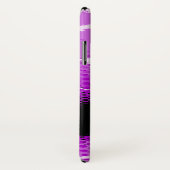 紫と黒のグラフィックアニマルプリントの電話ケース Case-Mate iPhoneケース (裏面/右)