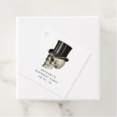 紫と黒のゴシッファンシークビクトリアンスカル フェイバータグ (インサイチュ)