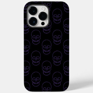 紫と黒のスカル Case-Mate iPhone 14 PRO MAXケース