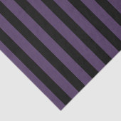 紫と黒のストライプ柄のティッシュペーパー 薄葉紙 (詳細)