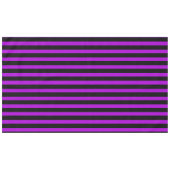 紫と黒のストライプ | テーブルクロス (正面(横))