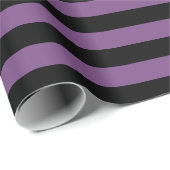 紫と黒のストライプ ラッピングペーパー (ロールコーナー)