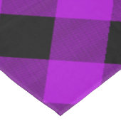紫と黒のバッファローのプレイドチェック | テーブルクロス (アングル)