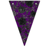 紫と黒のバラゴシッ結婚クのバンティング バンティングフラッグ (第2の旗)