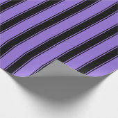 紫と黒のパタストライプのーンのラッピング紙 ラッピングペーパー (角)