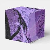 紫と黒のパターンキューブの優先ボックス フェイバーボックス (裏面サイド)