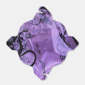 紫と黒のパターン取り出し特典ボックス フェイバーボックス (折り畳みなし)