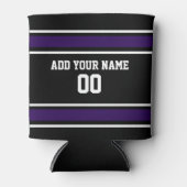 紫と黒のポーカスタマイズクール 缶クーラー (正面)