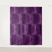 紫と黒のマンダラウォールタペストリー タペストリー (正面)