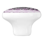 紫と黒のマンダラメダリオン セラミックノブ (側面)