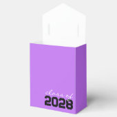 紫と黒の卒業特典ボックス フェイバーボックス (オープン)