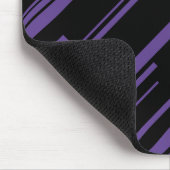 紫と黒の対角線 マウスパッド (コーナー)