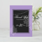 紫と黒の招待状 招待状 (スタンド正面)