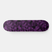 紫と黒の斑模様 スケートボード (横)