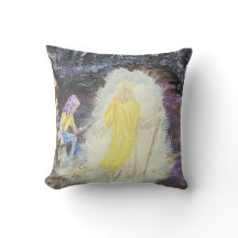 紫と黒の森と光のイエス