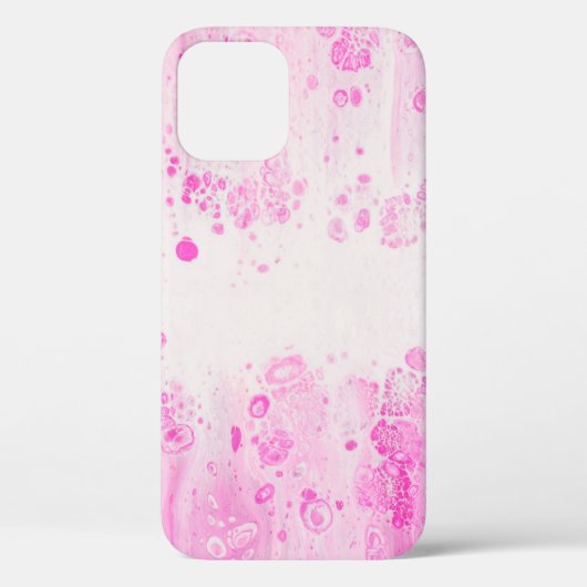 紫と黒の水玉模様織物 Case-Mate iPhoneケース (裏面)