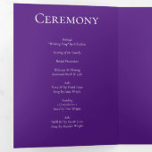 紫と黒の渦巻きゴシッ結婚クス 三つ折りプログラム (内部最初)