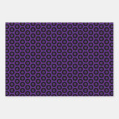 紫と黒の紙パック400 c ラッピングペーパーシート (正面3)