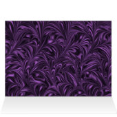 紫と黒の結婚テーブルカード (内部横(上))