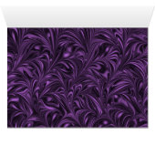 紫と黒の結婚テーブルカード (内部横(下))