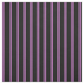 紫と黒の線の付いたパターン ファブリック (見本)