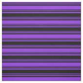 紫と黒の色の線付き/ストライプの模様 ファブリック (見本)