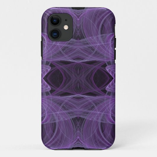 紫と黒のiPhone 5カスタムケース – メイトID Case-Mate iPhoneケース (裏面)