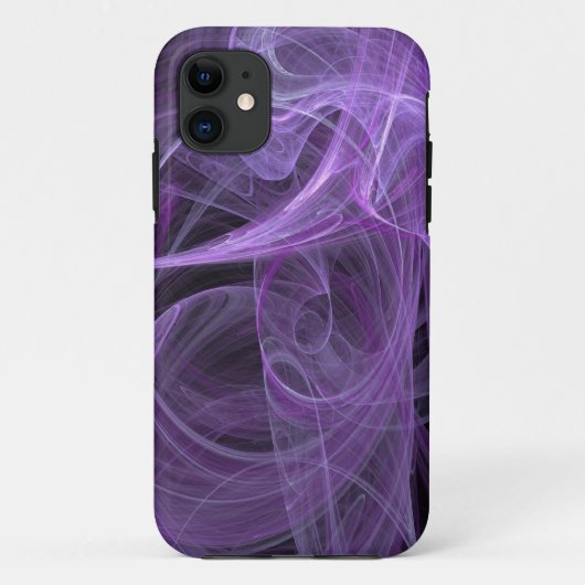 紫と黒のiPhone 5カスタムケース – メイトID Case-Mate iPhoneケース (裏面)