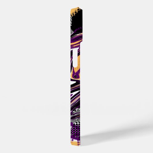 紫と黒砂糖スカルハロウィーン Case-Mate iPhoneケース (裏面 / 右)