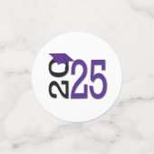 紫と黒2025卒業 コンフェッティ (スモール正面)