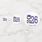 紫と黒2025卒業 コンフェッティ (正面)
